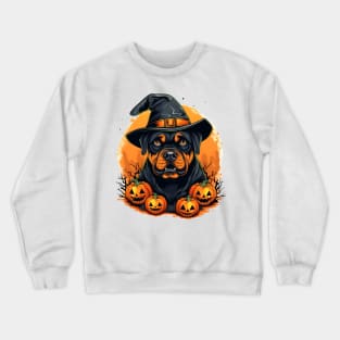 Halloween Rottweiler Dog #3 Crewneck Sweatshirt